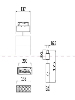 Трековый светильник Maytoni Technical TR015-2-10W4K-W