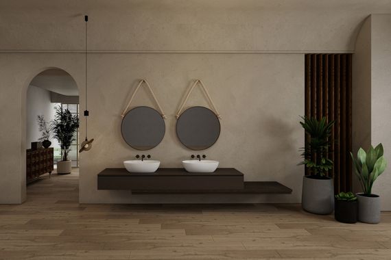 Раковина накладная ABBER Stein AS2636 белая матовая