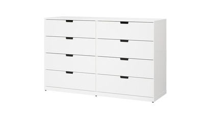 Комод NORDLI 8 120x90 см (МДФ) Белый DM635-6 120*45*90 см, Белый   Фиеста