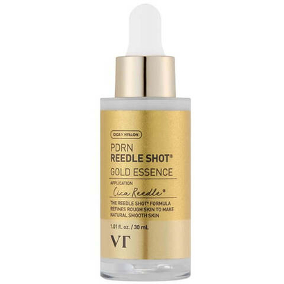 VT Cosmetics PDRN Reedle Shot Gold Essence омолаживающая эссенция с золотом и ПДРН