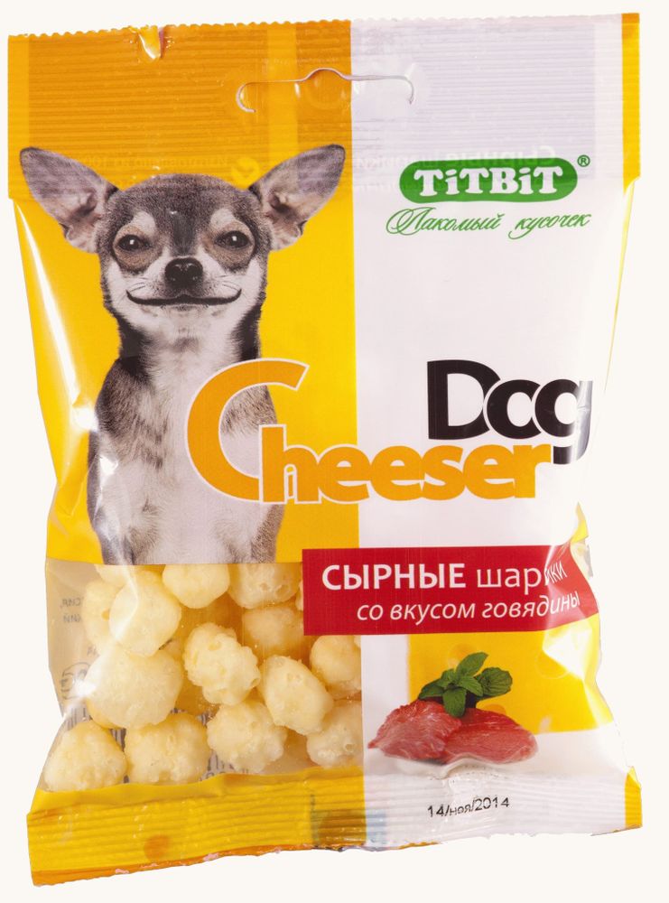 Сырные шарики CheeserDog со вкусом говядины