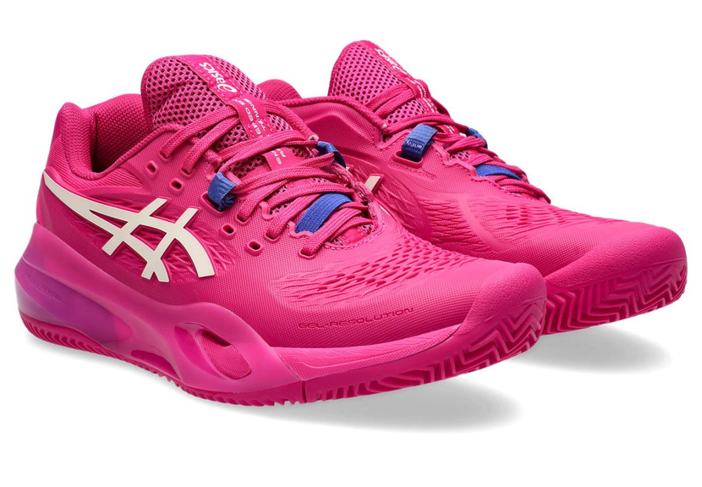 Женские теннисные кроссовки Asics Gel-Resolution X Clay - bright rose/cream