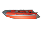Лодка ПВХ X-River Rocky 415 НДВД + усиленное дно и баллон, оранжево-серый/фурнитура белая