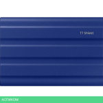 Внешний накопитель Samsung T7 Shield 2TB синий (MU-PE2T0R/WW)