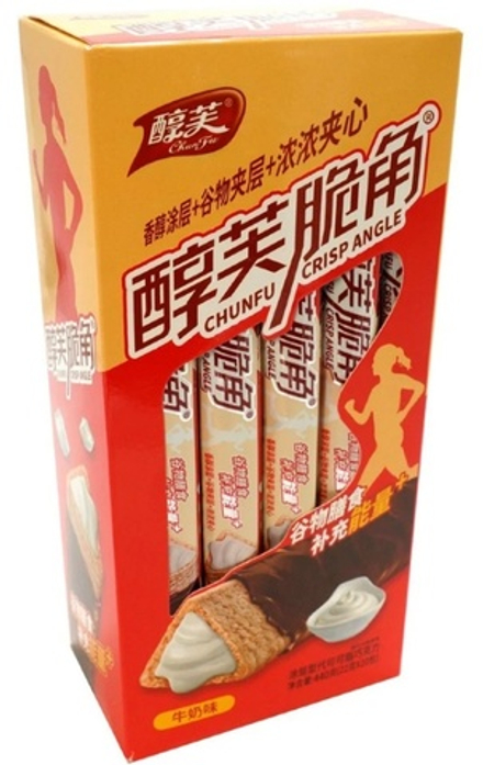 Фитнес-батончик "ChunFu Crisp Angle" с кремовой начинкой