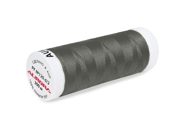 Нитки для креативных работ Aurora №120, 300 м, цв. PF486, 5 катушек