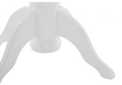 Деревянный стол Павия 90(120)х90х80 белый