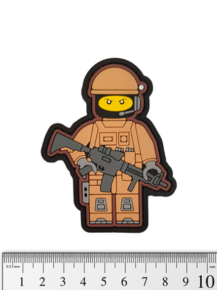 Шеврон Brick Оператор с М4 PVC (Койот)