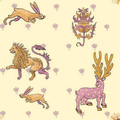 Звери (на желтом)