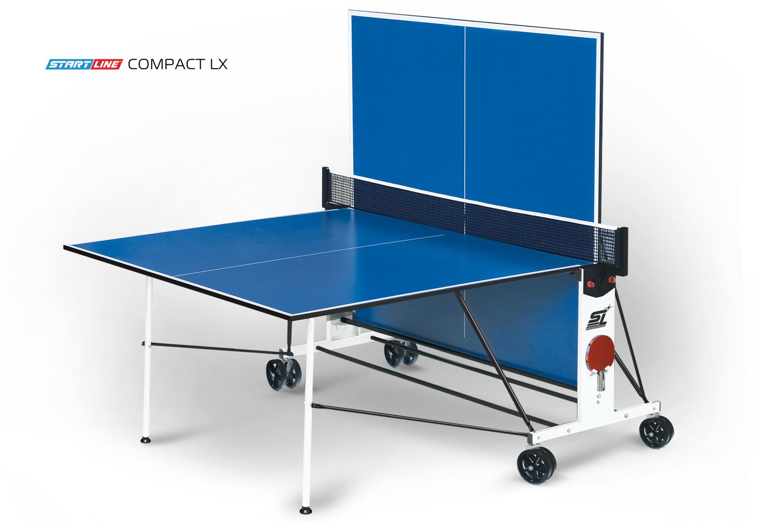 Стол теннисный Start line Compact LX BLUE фото №10