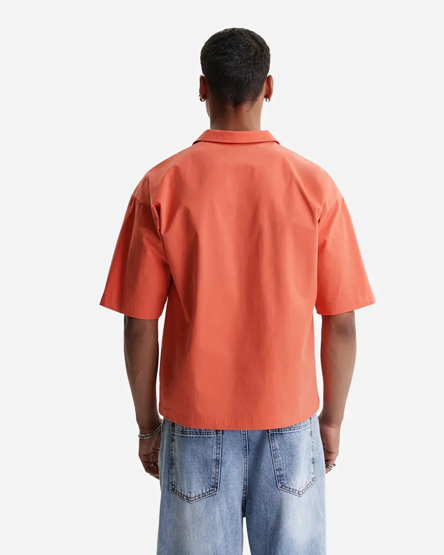 Рубашка-поло коралловая