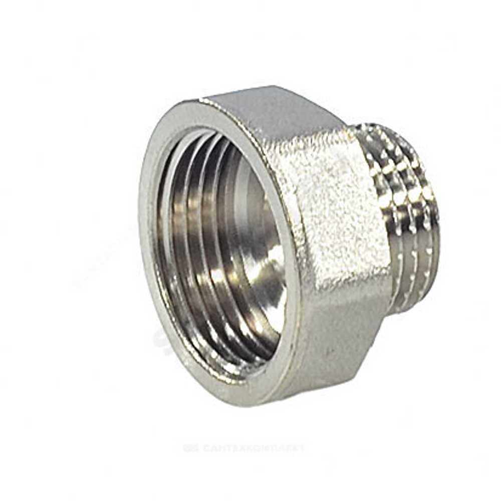 Переход латунь никель реборда Ду 20х15 (3/4"х1/2") ВР/НР SantechSystems