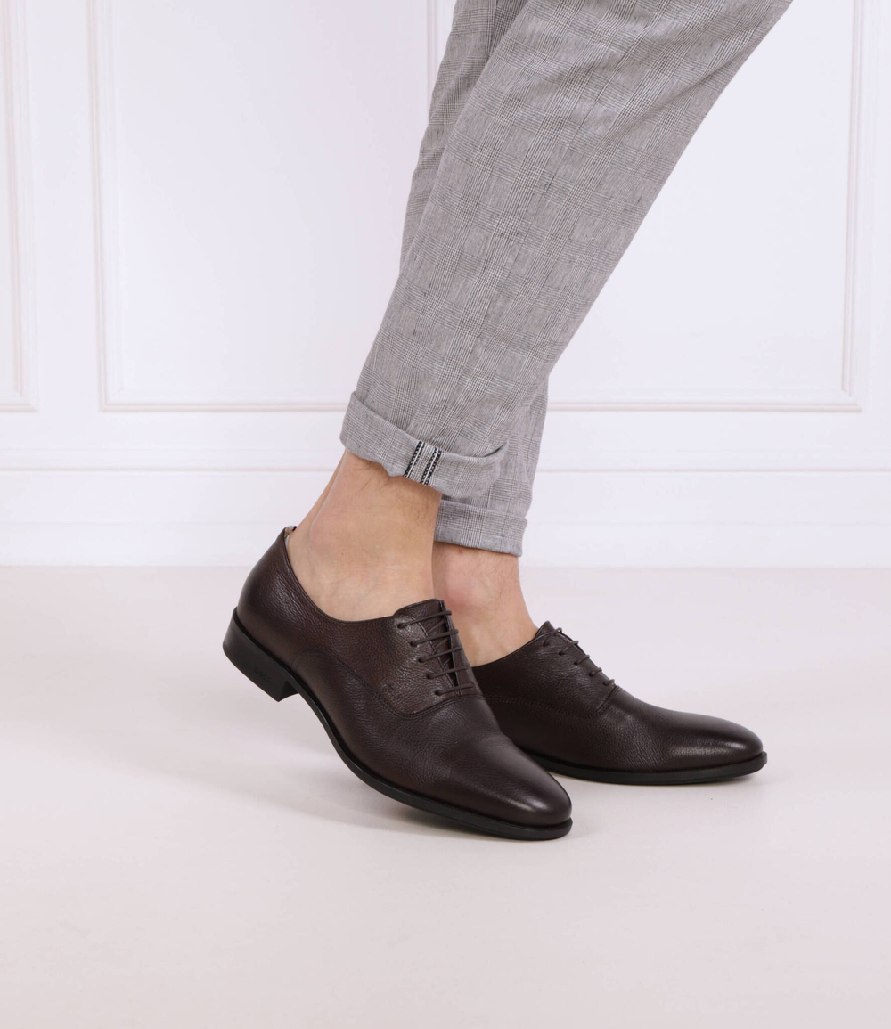 Кожаные броги colby_oxfr_gr BOSS BLACK - коричневый(50492957)