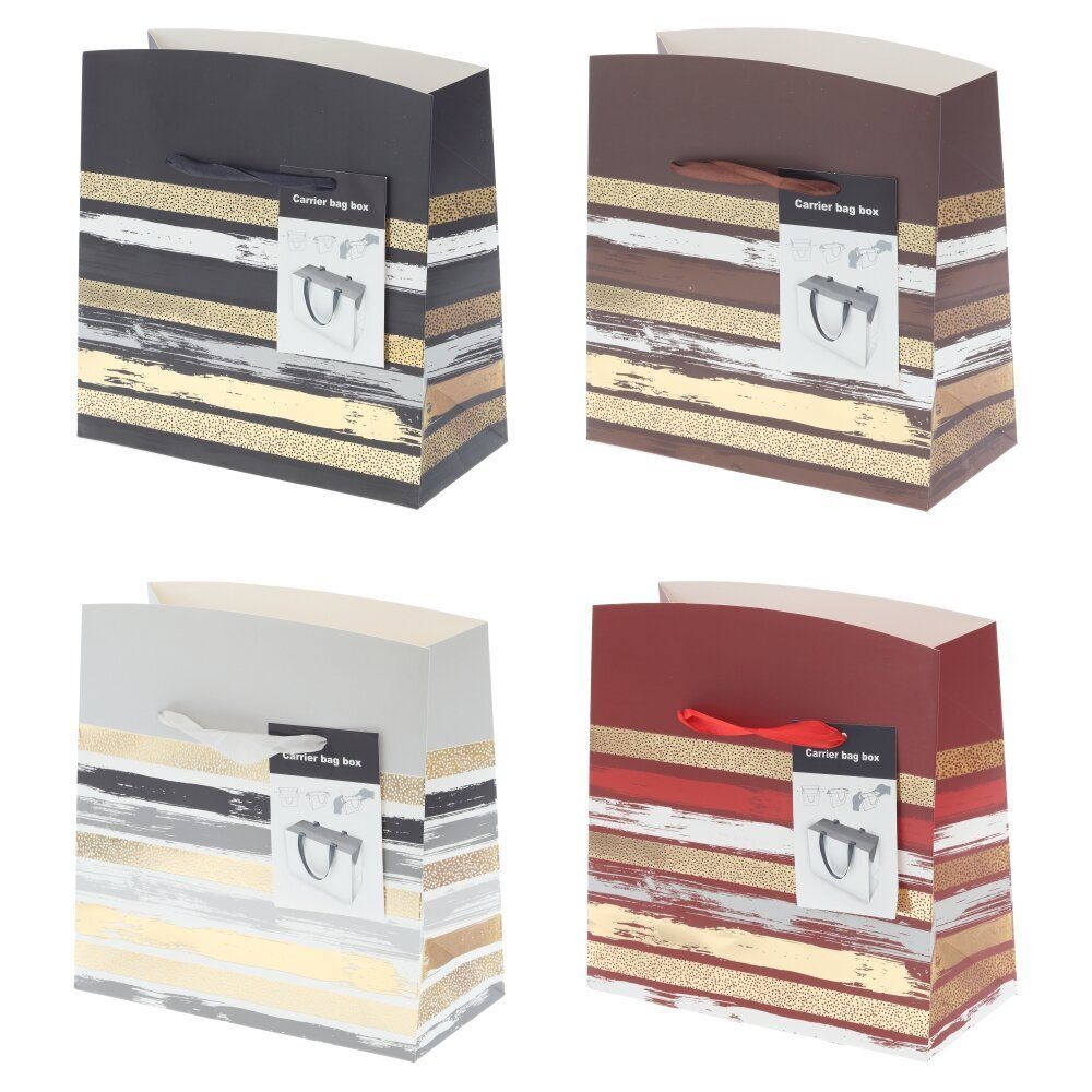 GAEM Пакет подарочный S (бумага 230г/м2, блок микс 12шт), L23 W11 H23 см, 4в.