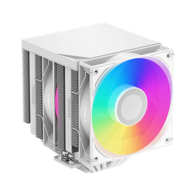 Вентилятор для процессора PCCooler RT620Pro TC ARGB WH TDP 265W 4pin 1851/1700/1200/115x/AM5/AM4 Бел