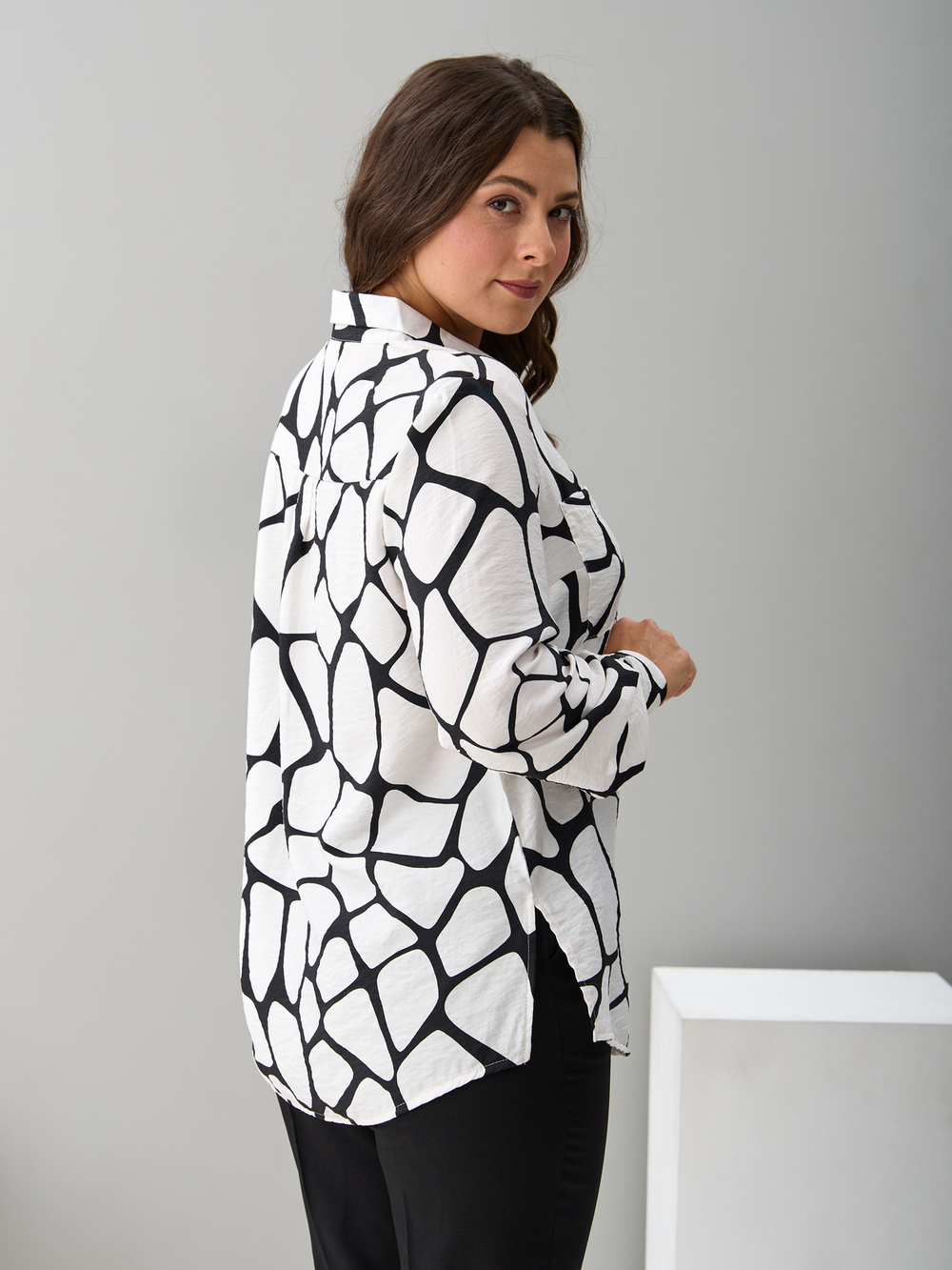 Рубашка Ртс-058/белыекамешки