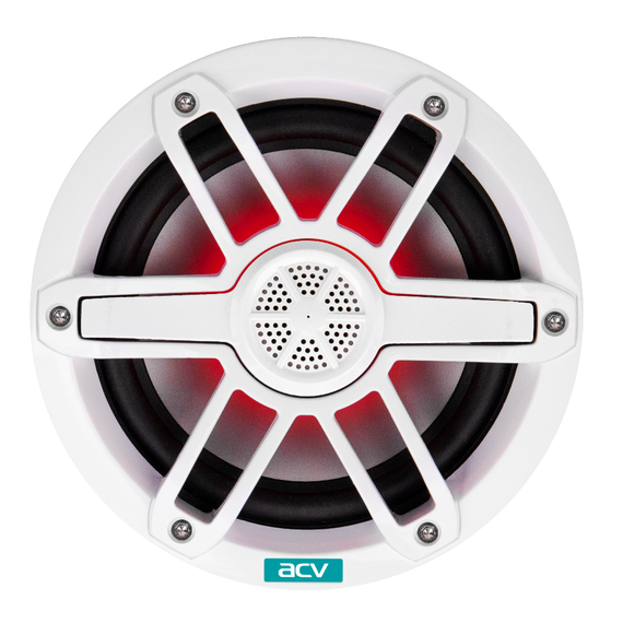 Коакс. акустика ACV SMC8WL RGB белая