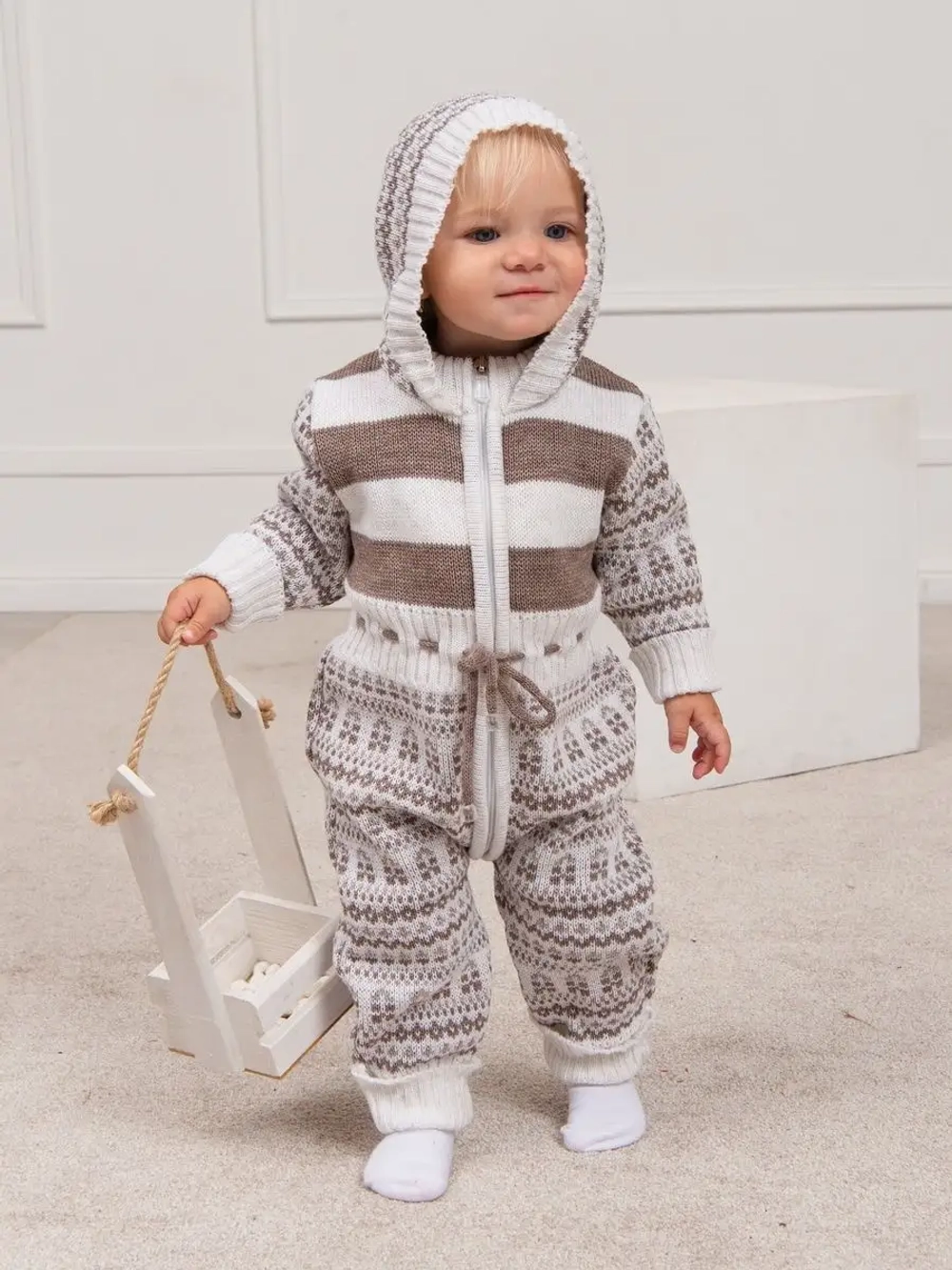 Комбинезон вязаный