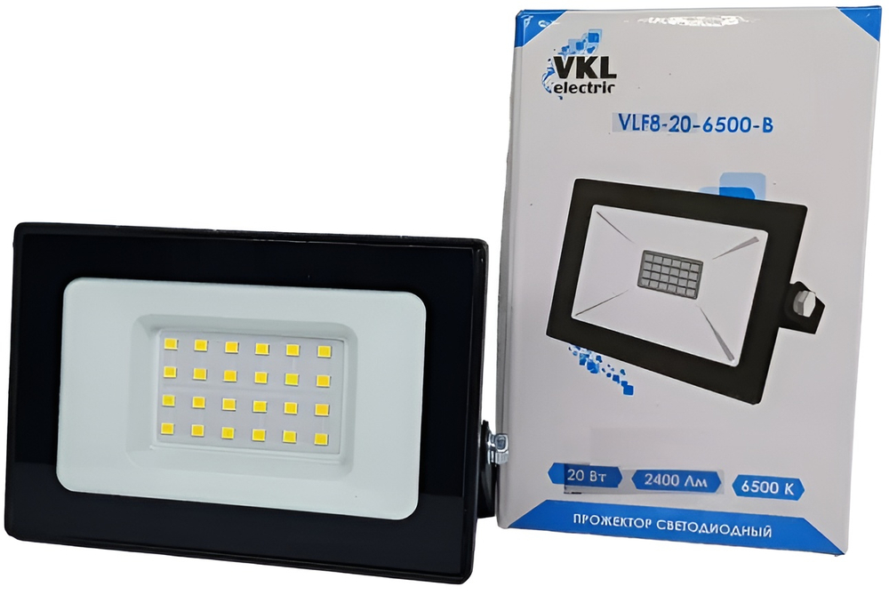 Прожектор светод.  20вт 6500 к VKL