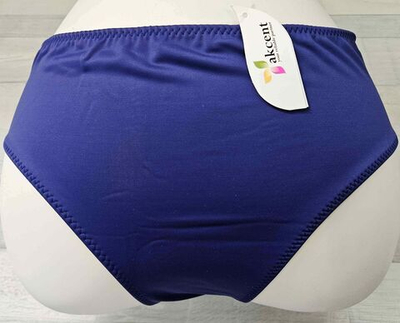 Синие классические женские плавки (Размер: XXXL) (Цвет: синий)