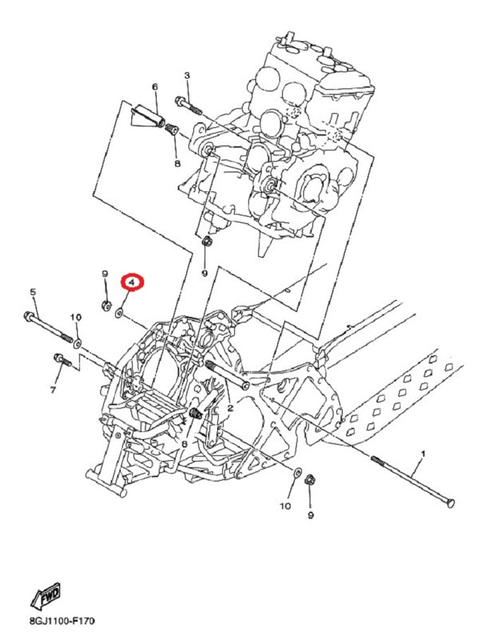 Шайба Yamaha 90201106F200