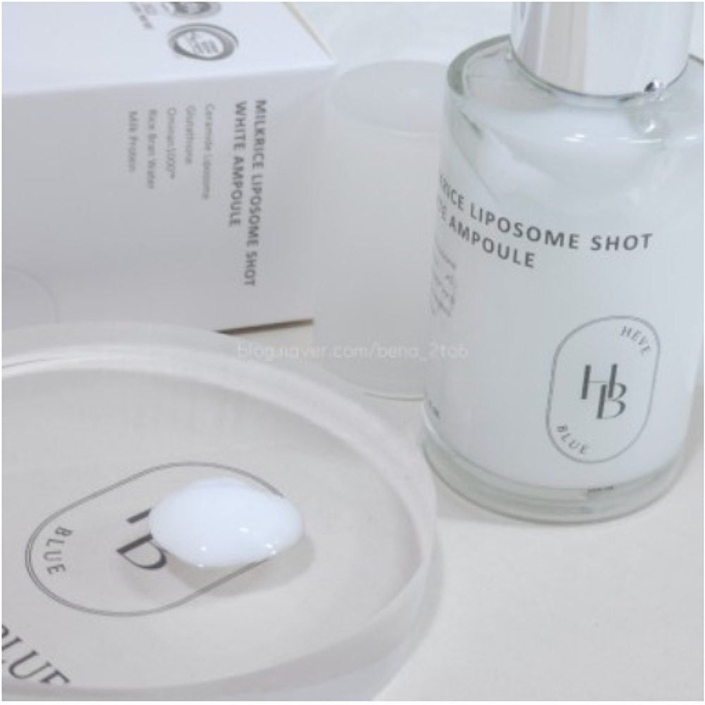 HeveBlue Milkrice Liposome Shot White Ampoule 40ml