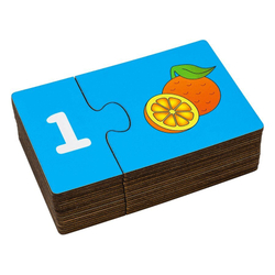 Набор пазлов "Учись считать", развивающая игрушка для детей, обучающая игра из дерева