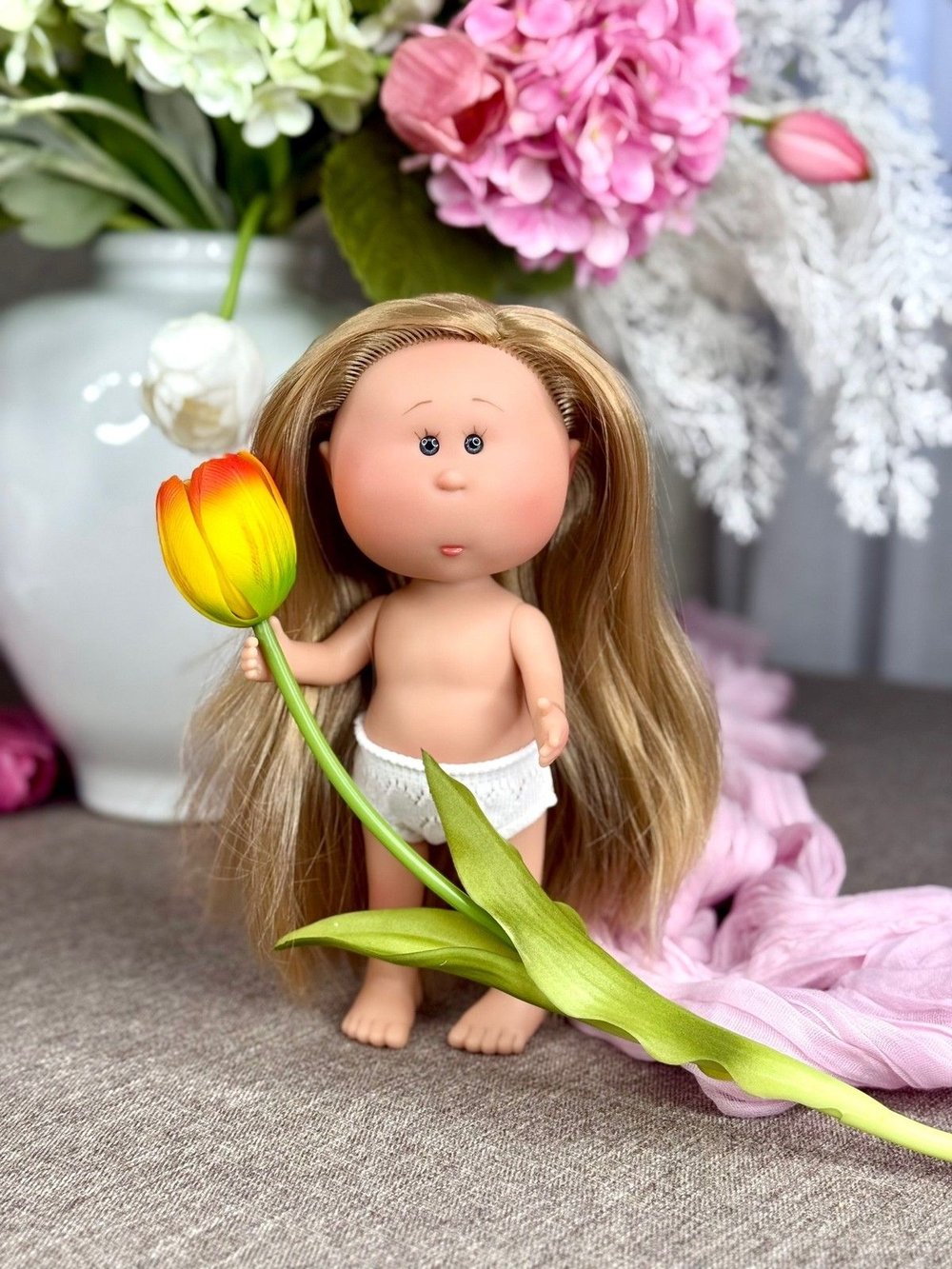 Кукла для девочки виниловая 23см Маленькая Мия без одежды (3199W1A-3)