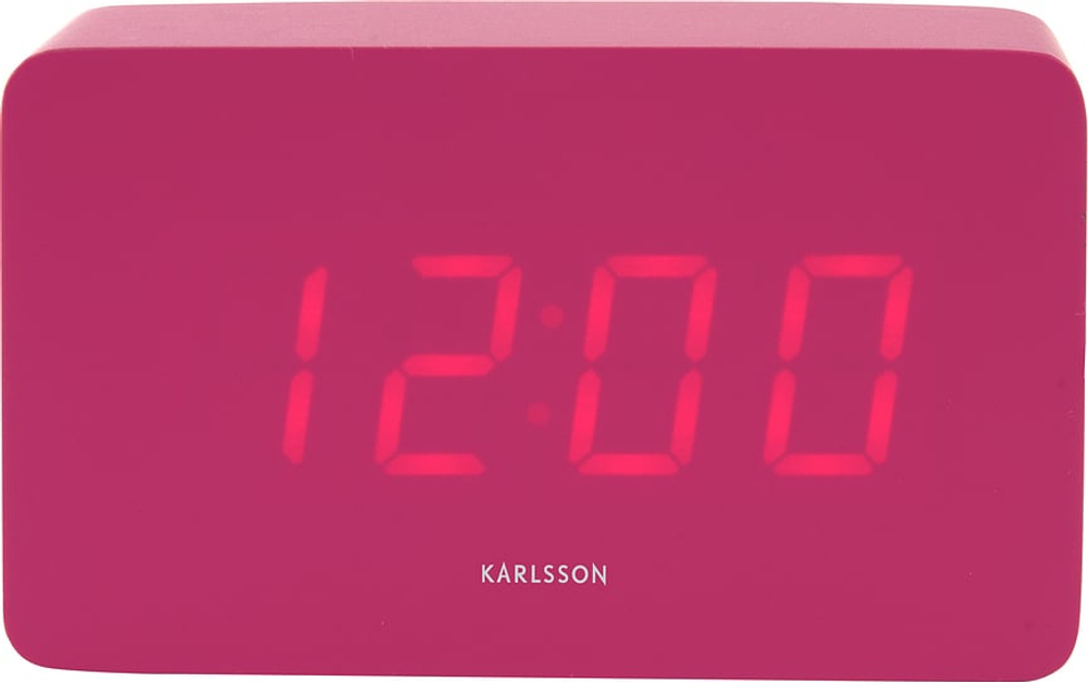 Настольные часы Karlsson Spry Tube LED, пластик, 4,3 10 см, розовые