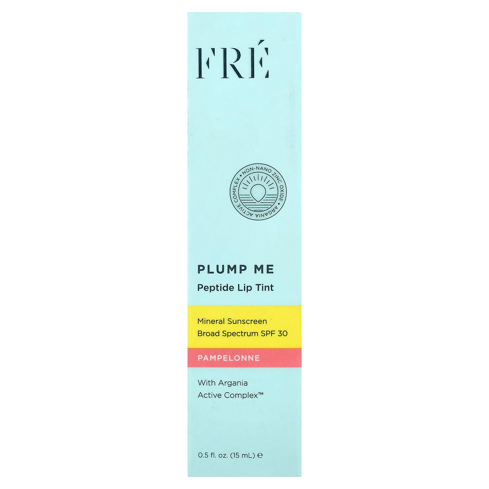 Fre, Plump Me, пептидный тинт для губ, SPF 30, Pampelone, 15 мл (0,5 жидк. унции)