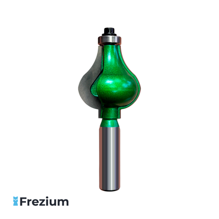 Фигурная фреза для перил по дереву 35x12x40 мм