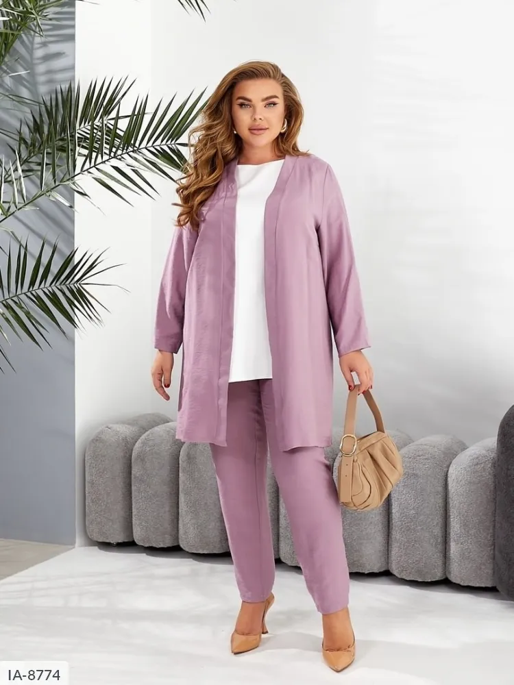 Костюм тройка HZ-1888 Фабрика Моды