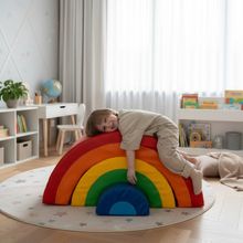 Мягкий игровой развивающий комплекс Romana Набор полуцилиндров "Радуга"