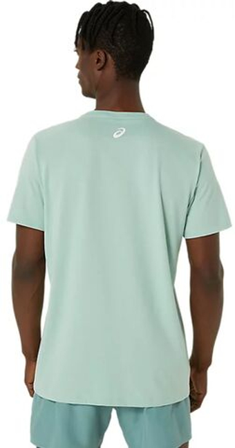 Мужская теннисная футболка Asics Chest Logo Short Sleeve T-Shirt - Мятный