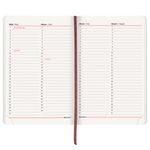 Ежедневник недатированный А5 138х213 мм BRAUBERG "Metropolis Ultra", под кожу, 160 л., коричневый, 113289