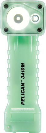 Угловой двухлучевой фонарь Pelican™ 3410М (с магнитом), фотолюминесцентный
