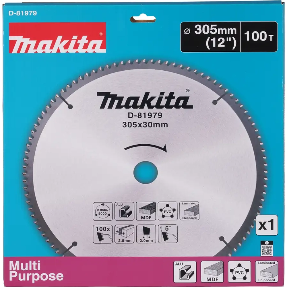 Пильный диск универсальный 305x30x2.8/2x100T Makita D-81979