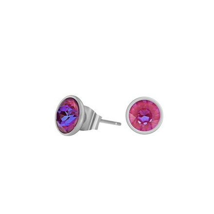 Серьги-пусеты Fiore Luna Lotus Pink Delite SWE298 LPD S