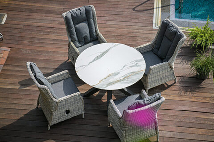 Обеденный стол Besta Fiesta ФЛОРЕНЦИЯ 120, белый