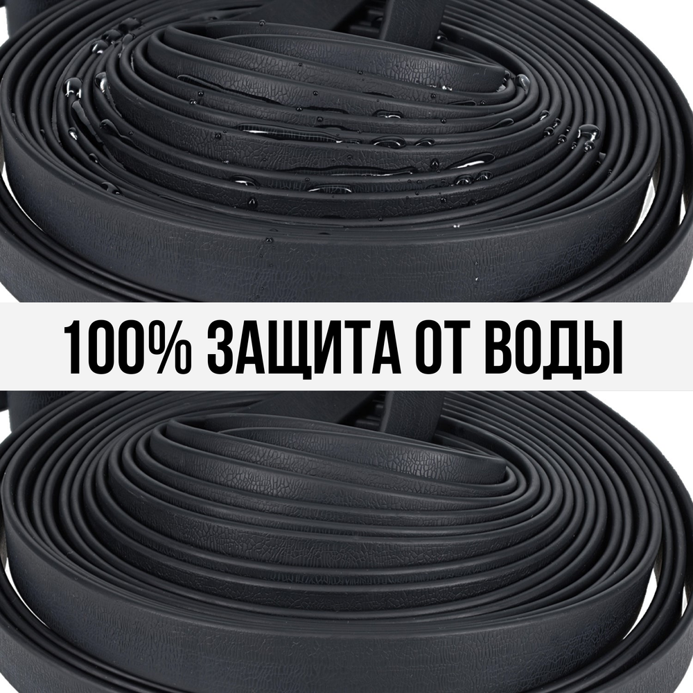 Поводок Billowthane Combat BLACK BullyBillows