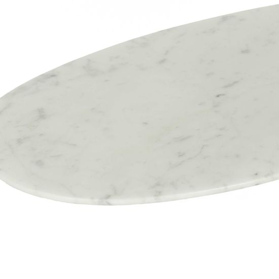 Кофейный стол Jaspire 50х30 керамика и сталь