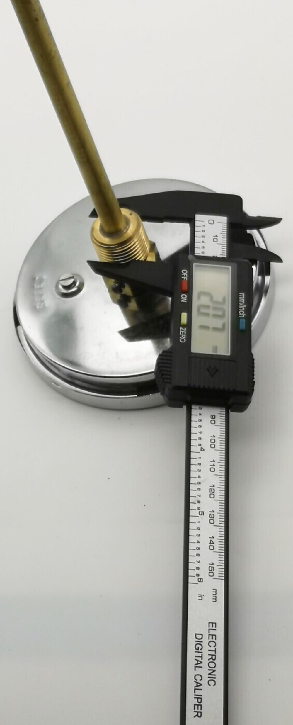 Термометр биметаллический БТ-51.211 (0+100) G1/2, 150мм, 1.5, осевой