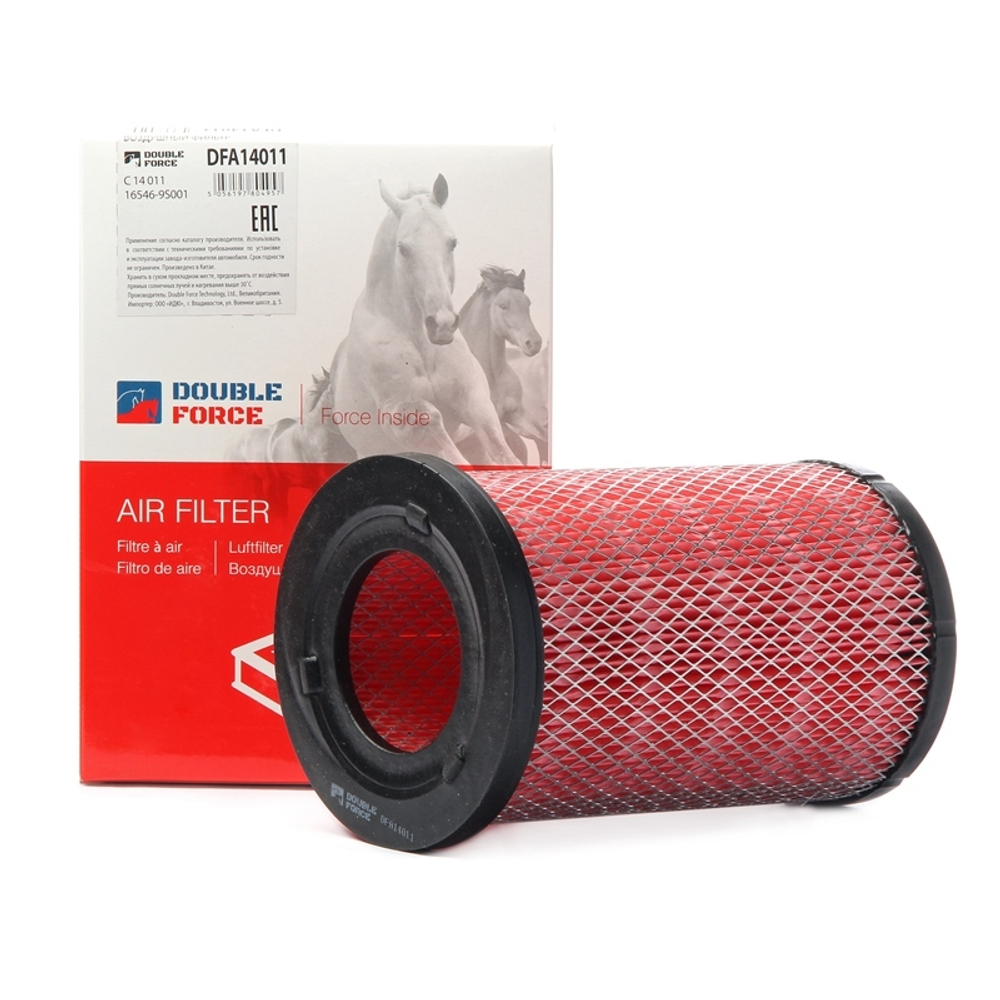 Фильтр воздушный DOUBLEFORCE Замена для арт. DFA2000 DFA14011