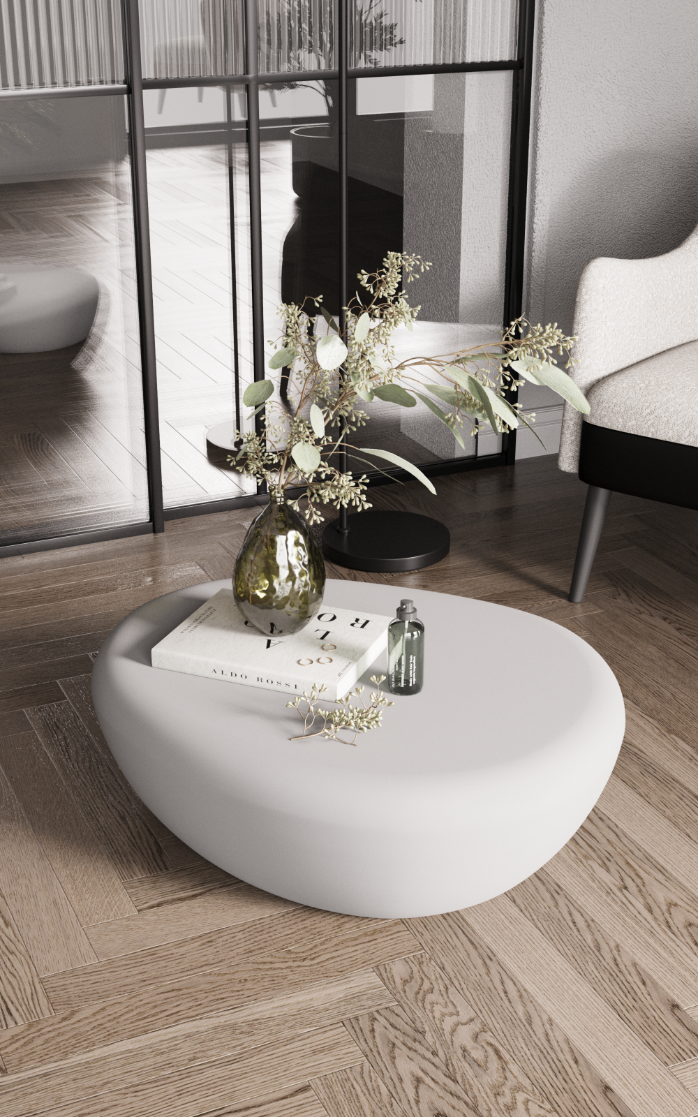 Стол журнальный Ангара однотонный