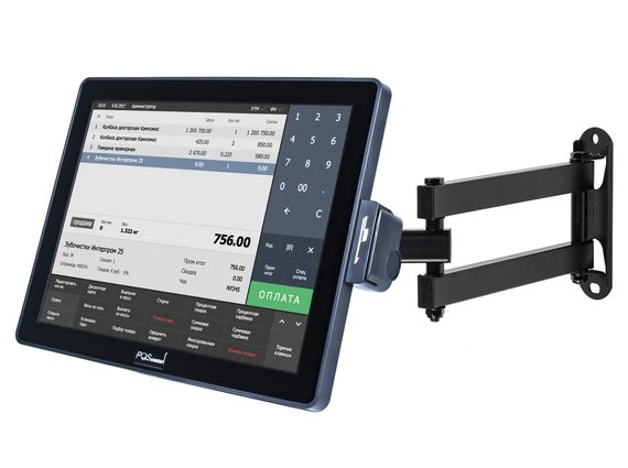 Сенсорный монитор POScenter EVA-150 Lite (15&quot;, 4:3, P-CAP, 1024х768, VGA, USB, MSR) НОВЫЙ СТЕНД