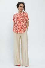 Костюм Яркие планы (бежево-красный) К13591-30М LT Collection