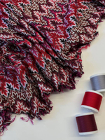 Трикотаж вискозный Missoni с разноцветными абстрактными узорами