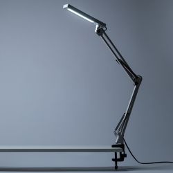 Настольный светильник ЭРА NLED-507-8W-W светодиодный на струбцине белый