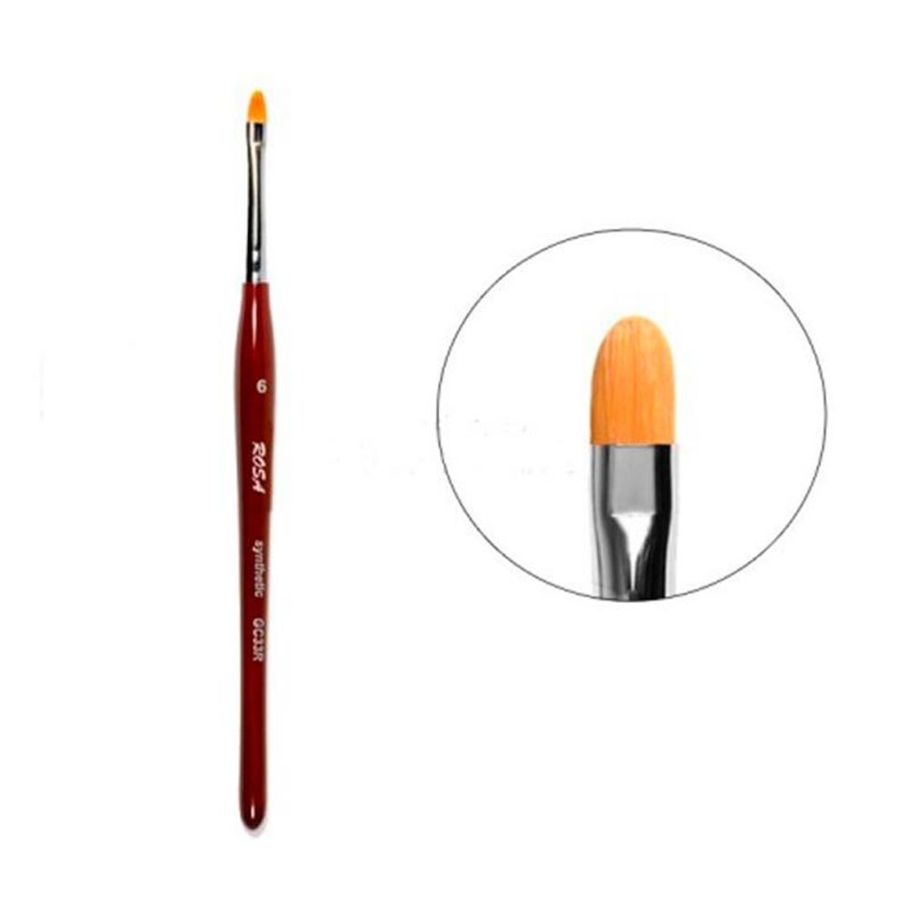 GC33R №6 - Кисть овальная из синтетического волокна