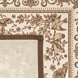 НАБОР САЛФЕТОК ИЗ 2-Х ШТ "ROYAL GARDEN",40Х40СМ, 100% ХЛОПОК ,БЕЖЕВЫЙ ,ТВИЛ